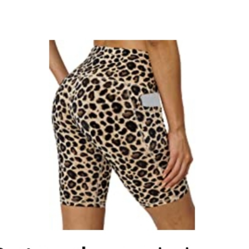 High waisted biker shorts